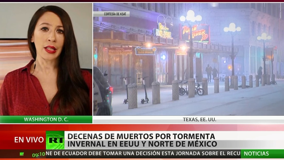 Decenas de muertos por la tormenta invernal en EE.UU. y el norte de México