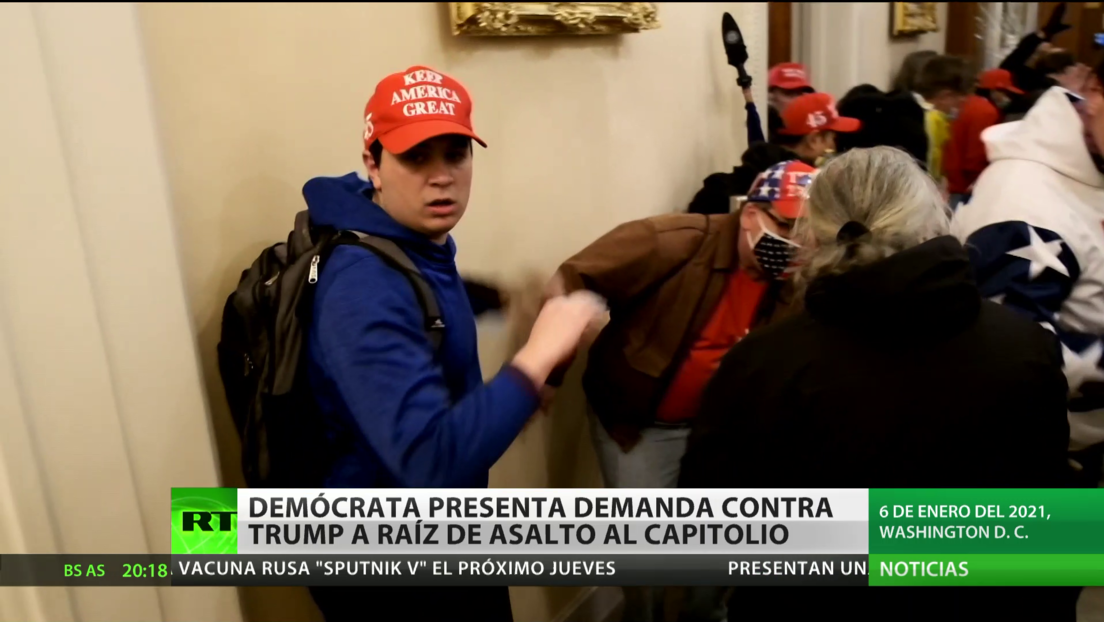 Un congresista demócrata presenta una demanda contra Trump relacionada con el asalto al Capitolio