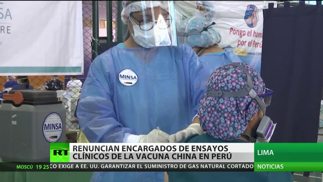 Renuncian los encargados de ensayos clínicos de la vacuna china Sinopharm en Perú