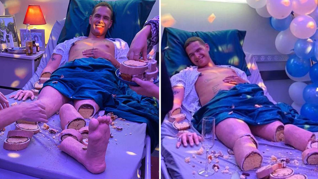 FOTOS: Un 'paciente' que sonríe mientras es rebanado y comido en una cama de hospital horroriza a la Red