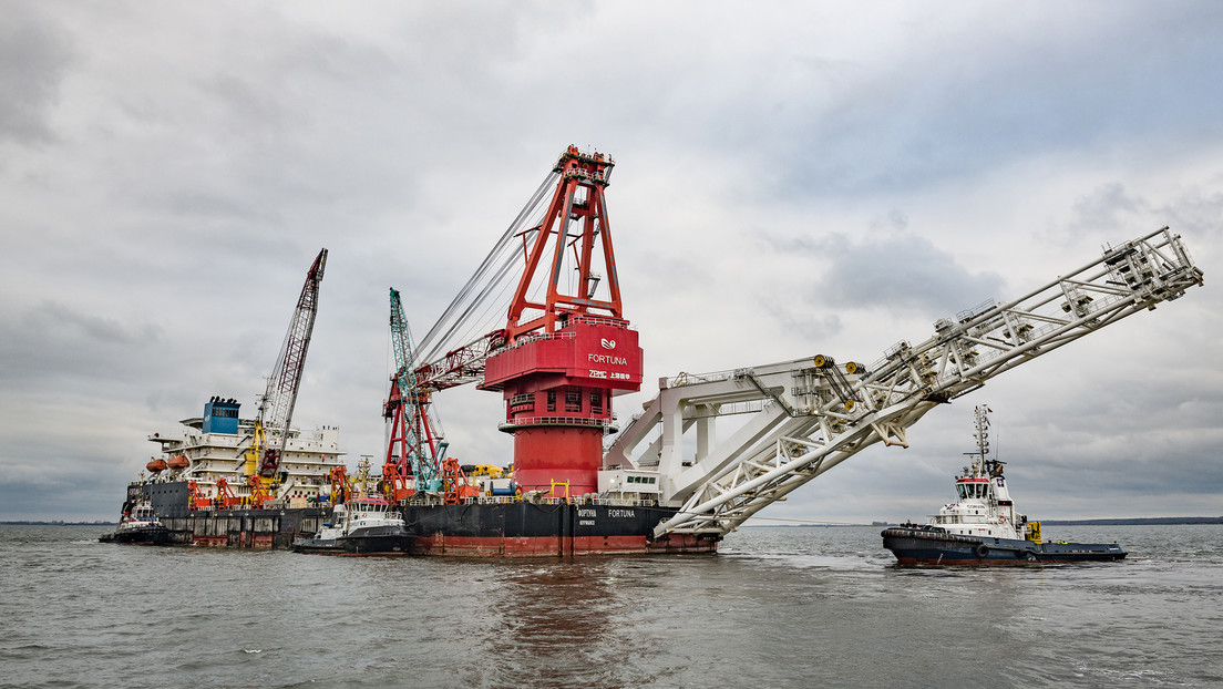 EE.UU. incluye en una nueva lista de sanciones al barco ruso Fortuna, que participa en la construcción del gasoducto Nord Stream 2