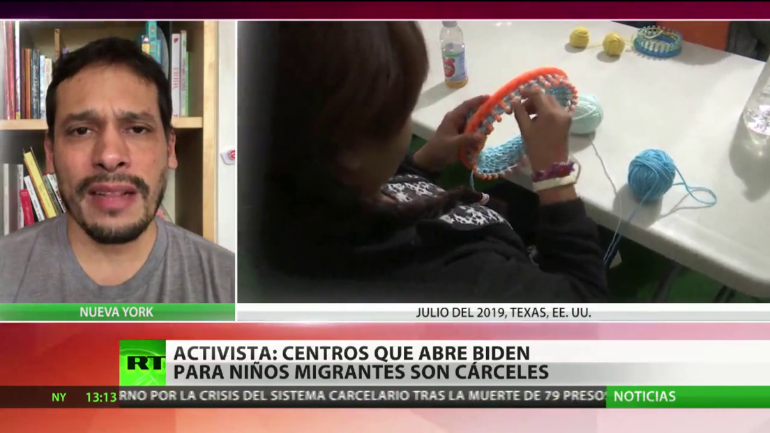 Activista: "Los centros que Biden abre para niños migrantes son cárceles"