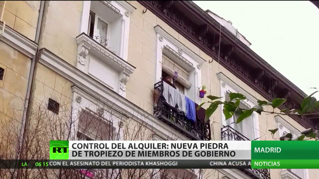 Los integrantes del Gobierno de España se enfrentan por la regulación de los precios de alquiler