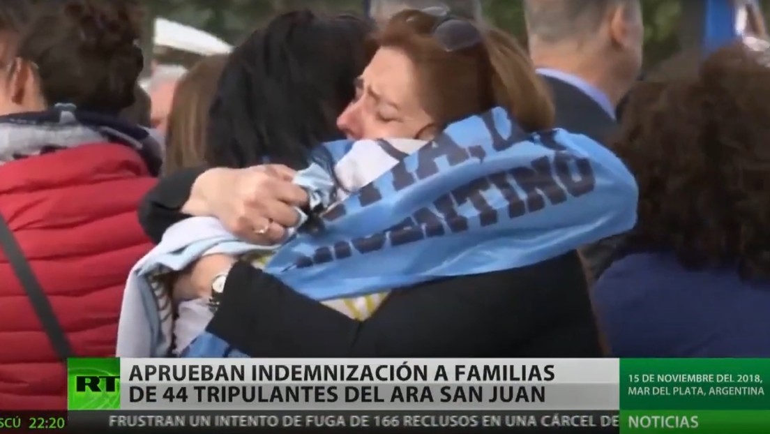 Argentina aprueba indemnización para las familias de los 44 tripulantes del submarino ARA San Juan