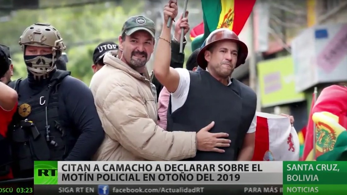 Citan en Bolivia a Luis Fernando Camacho para declarar sobre el motín policial durante el golpe de Estado de 2019