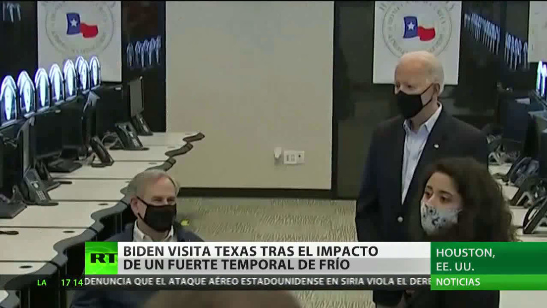 Biden visita Texas tras el impacto de un fuerte temporal de frío
