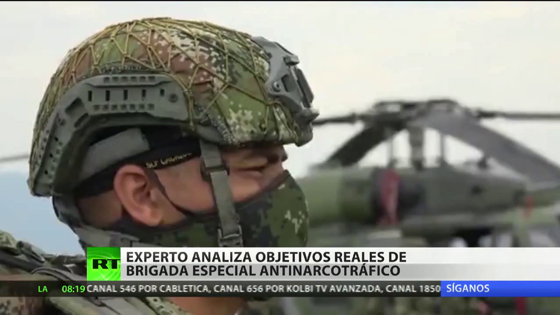 Experto analiza los objetivos reales de la nueva brigada especial antinarcotráfico colombiana