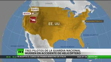 Mueren tres pilotos de la Guardia Nacional de EE.UU. en un accidente de helicóptero