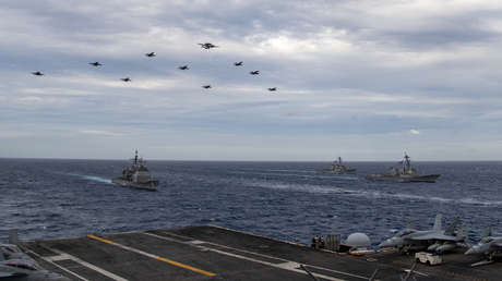 Dos grupos de portaaviones de EE.UU. realizan ejercicios conjuntos en el disputado mar de China Meridional