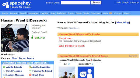 Qué es SpaceHey, la reencarnación de MySpace para los nostálgicos del viejo Internet creada por un joven de 18 años y que ya tiene miles de usuarios