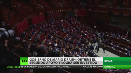 Italia: El Gobierno de Mario Draghi obtiene el apoyo del Parlamento