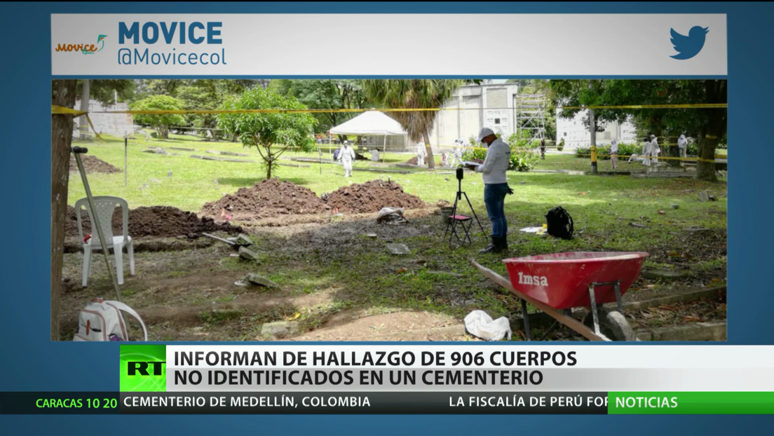 Informan del hallazgo de 906 cuerpos no identificados en un cementerio de Colombia