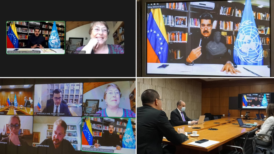 Maduro mantiene una "cordial reunión" en forma virtual con la Alta Comisionada de DDHH de la ONU, Michelle Bachelet