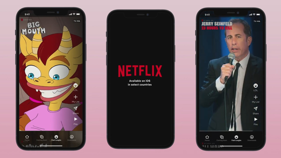 "¿Quieres ver algo divertido?": Netflix lanza su propio 'TikTok' (VIDEO)