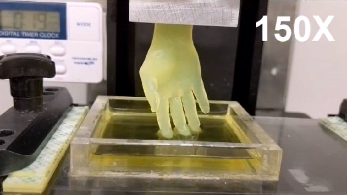 Crean un nuevo método de impresión de órganos en 3D que es hasta 50 veces más rápido (VIDEO)