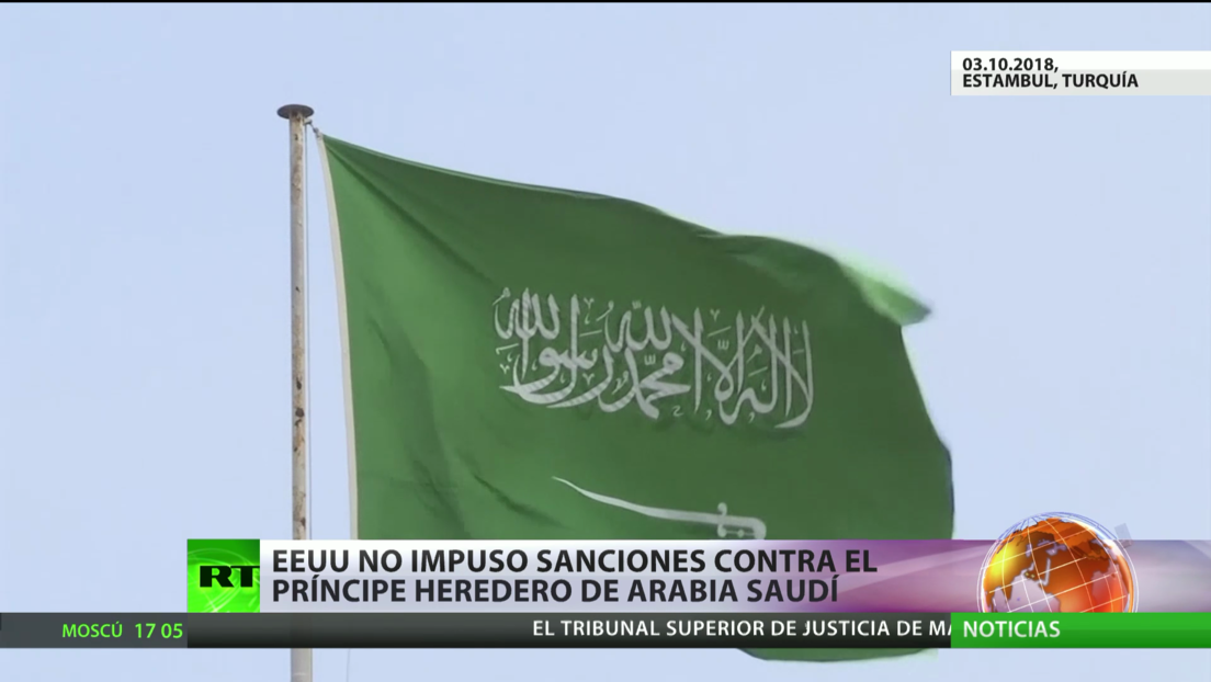 EE.UU. no impone sanciones contra el príncipe herededo de Arabia Saudita por el asesinato del periodista Khashoggi