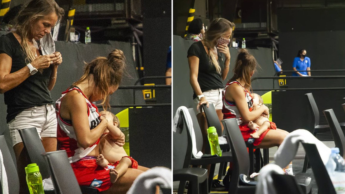 La basquetbolista argentina que amamantó a su bebé en un partido y se hizo viral: "Es un tema tabú por lo que genera al otro" (VIDEO)