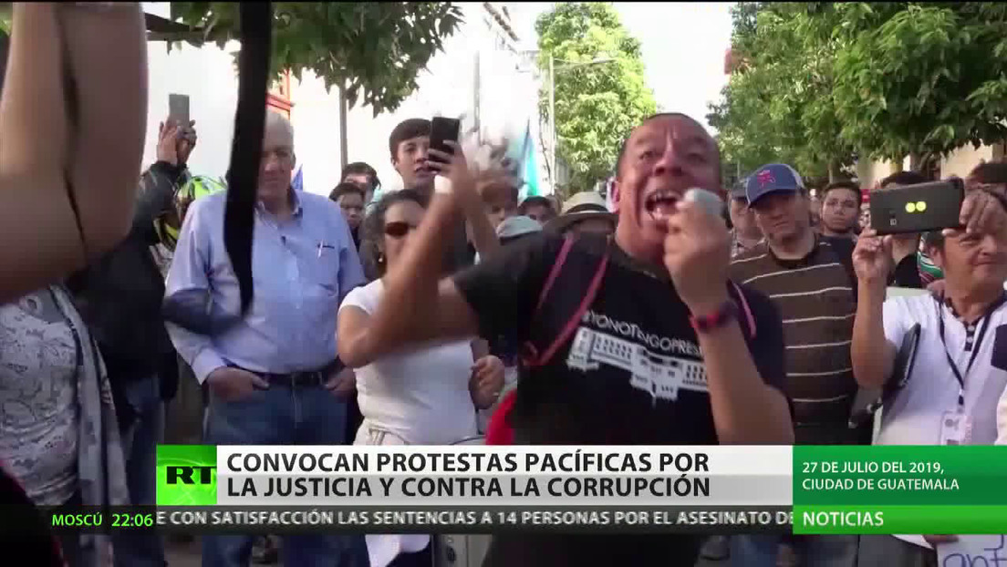 Convocan protestas pacíficas a favor de la Justicia y contra la corrupción en Guatemala