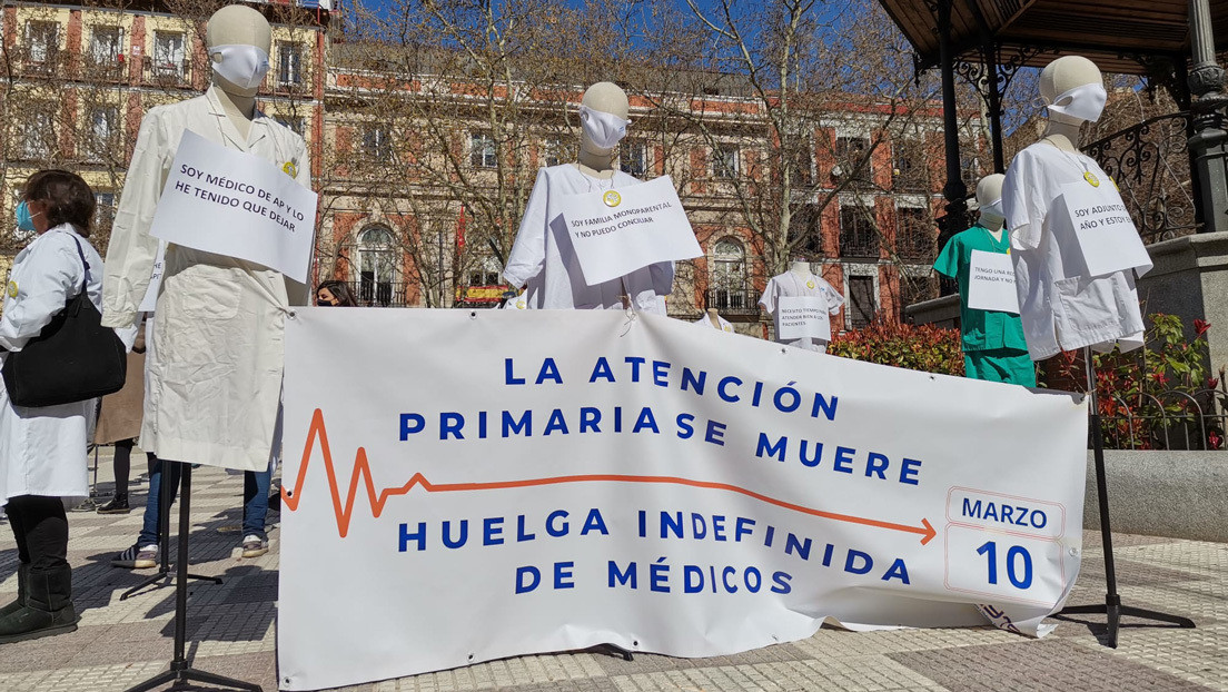 "No queremos que los médicos vean hasta 100 pacientes al día": Comienza en Madrid una huelga indefinida de médicos de atención primaria