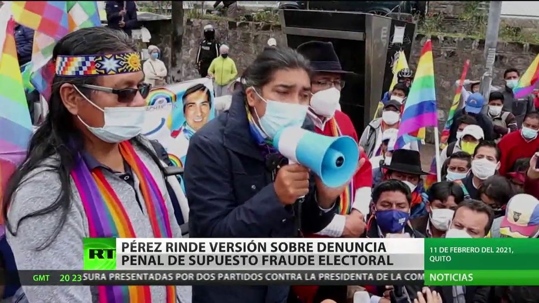 Ecuador: Yaku Pérez rinde versión sobre denuncia penal de supuesto fraude electoral