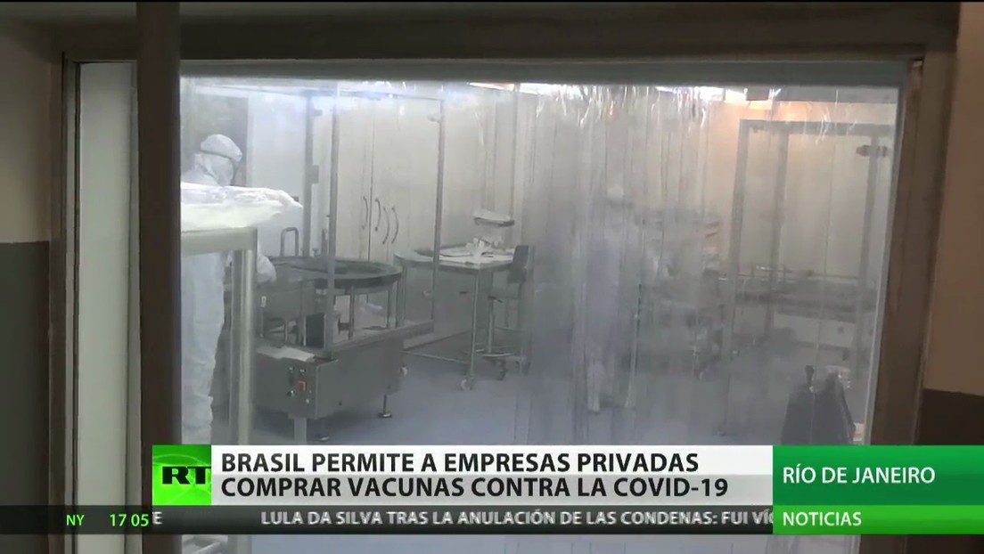 Brasil permite a empresas privadas comprar vacunas contra el covid-19