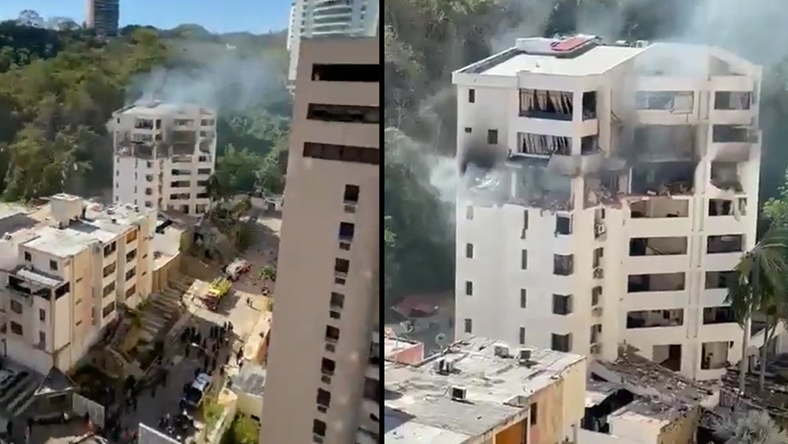Múltiples lesionados en una fuerte explosión en un edificio de la ciudad venezolana de Valencia (VIDEOS)