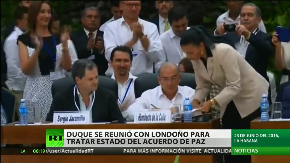 El presidente Iván Duque se reunió en secreto con Rodrigo Londoño para tratar el estado del acuerdo de paz en Colombia