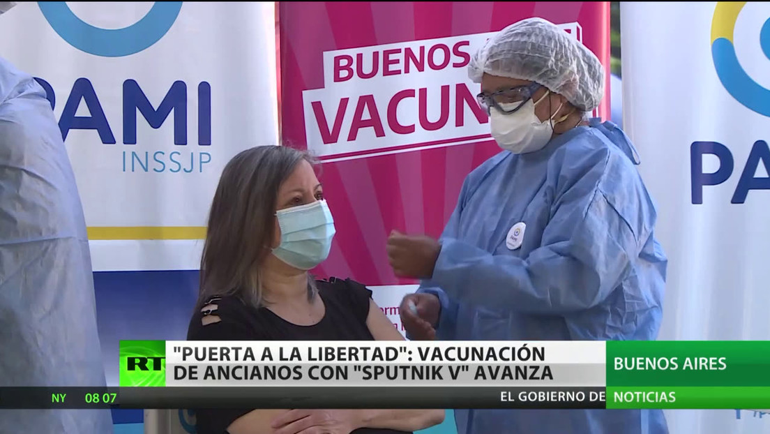 Argentina: Avanza la campaña de vacunación de ancianos con Sputnik V