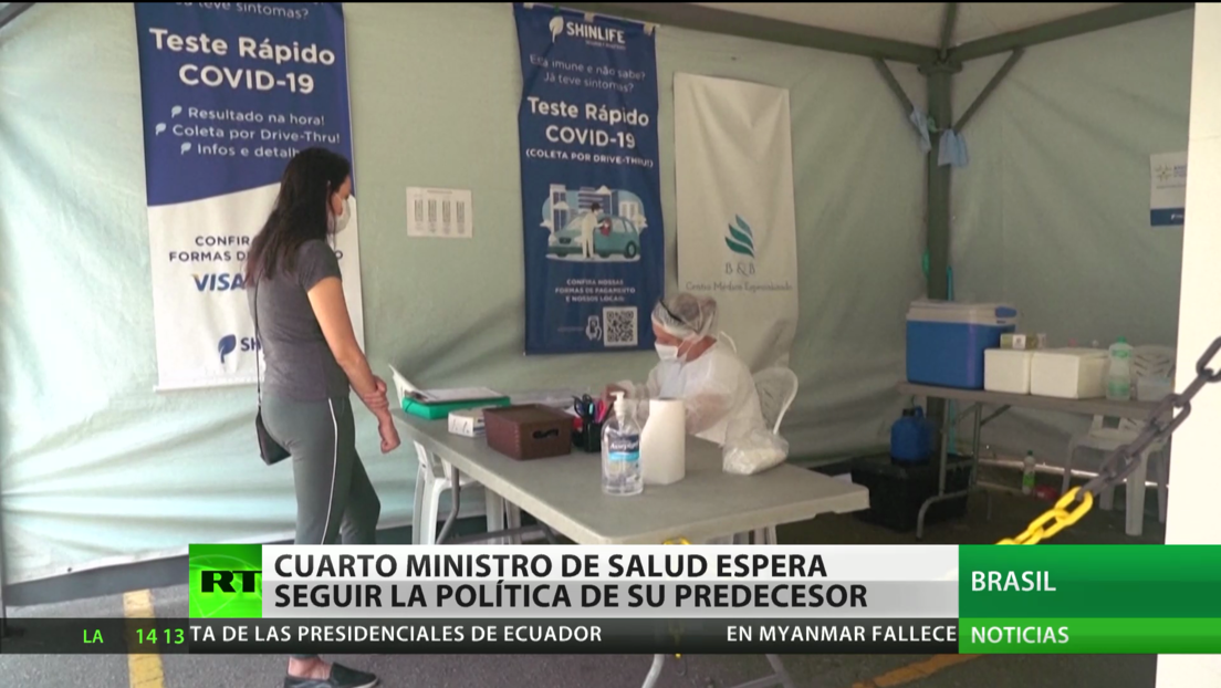 Brasil nombra a su cuarto ministro de Salud desde el inicio de la pandemia de covid-19
