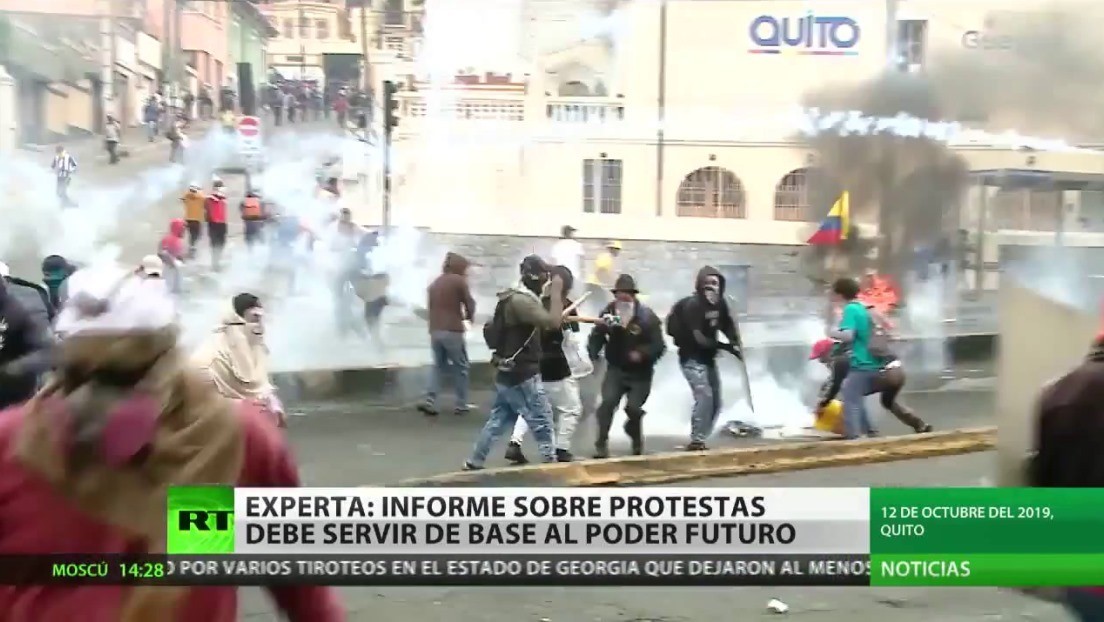 En Ecuador presentarán un informe sobre la violencia durante las protestas de 2019