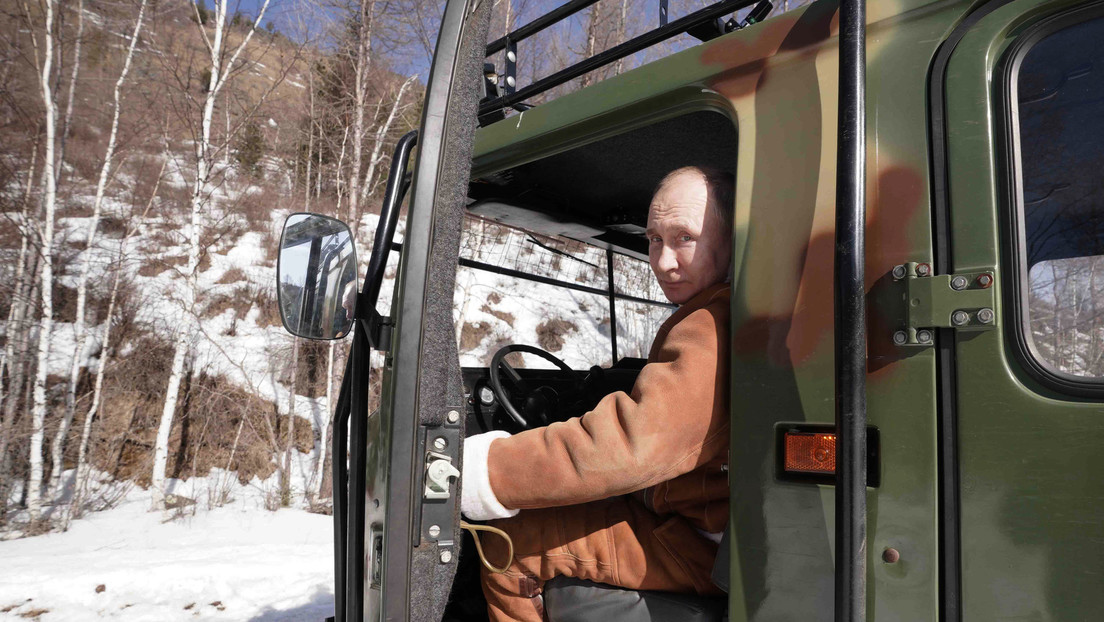 VIDEO: Putin recorre la taiga siberiana en un todoterreno con el ministro de Defensa