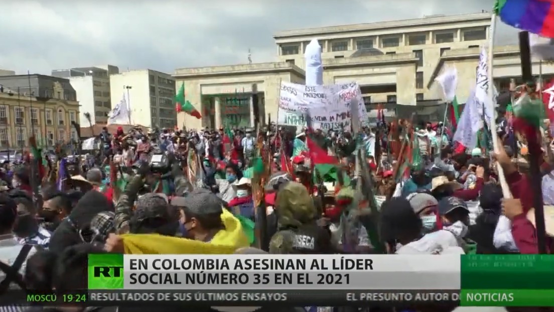 Asesinan a un líder social en Colombia, el número 35 en lo corrido del 2021