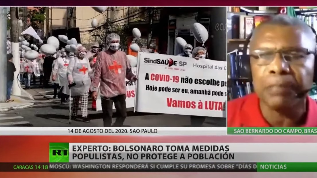 Bolsonaro anuncia la creación de un comité contra la pandemia, en medio de un paro nacional por su mala gestión de la crisis
