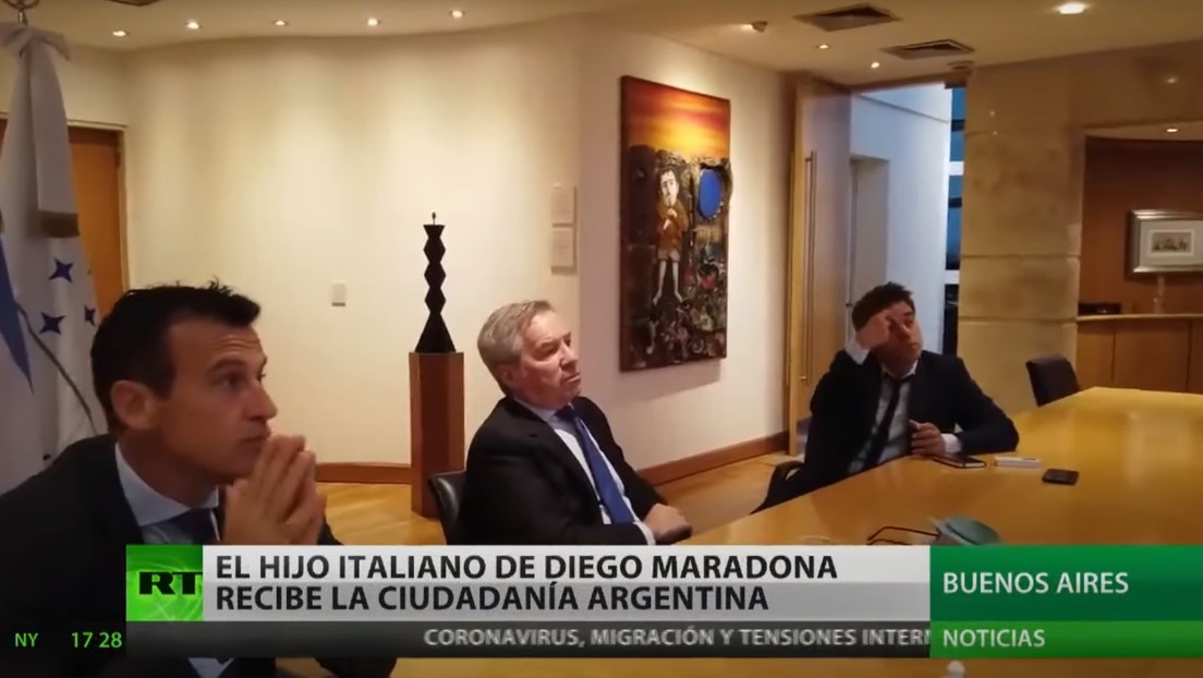 El hijo italiano de Diego Maradona recibe la nacionalidad argentina