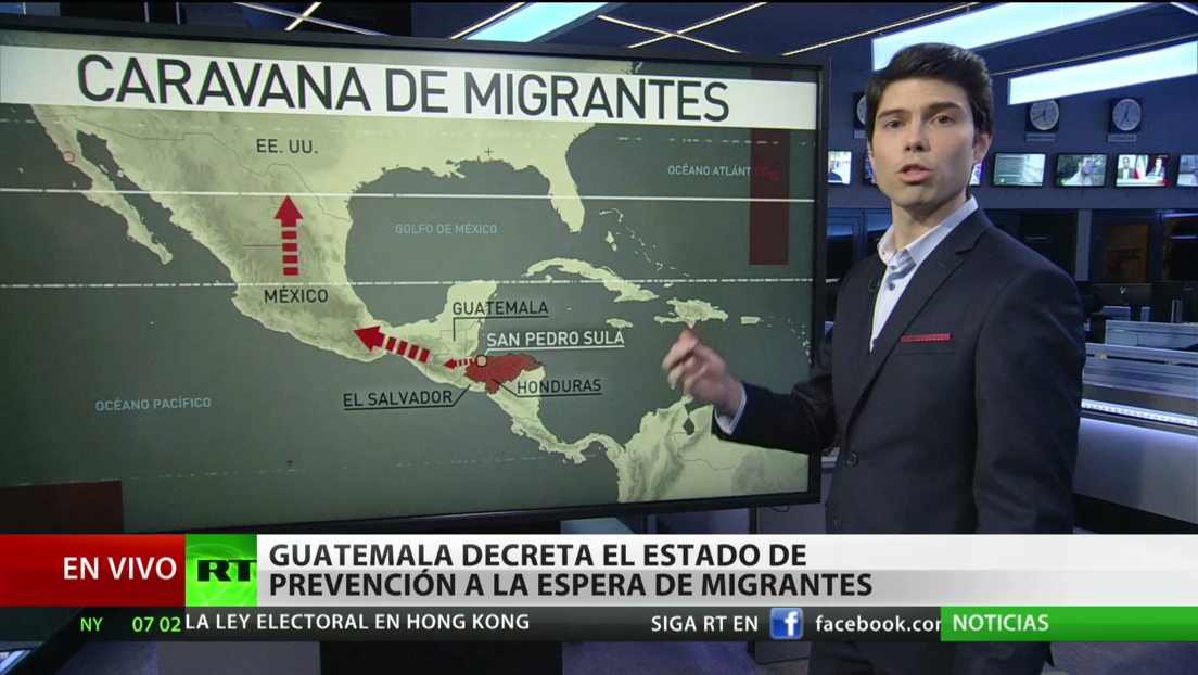 Guatemala decreta el estado de prevención a la espera de una nueva caravana de migrantes rumbo a EE.UU.
