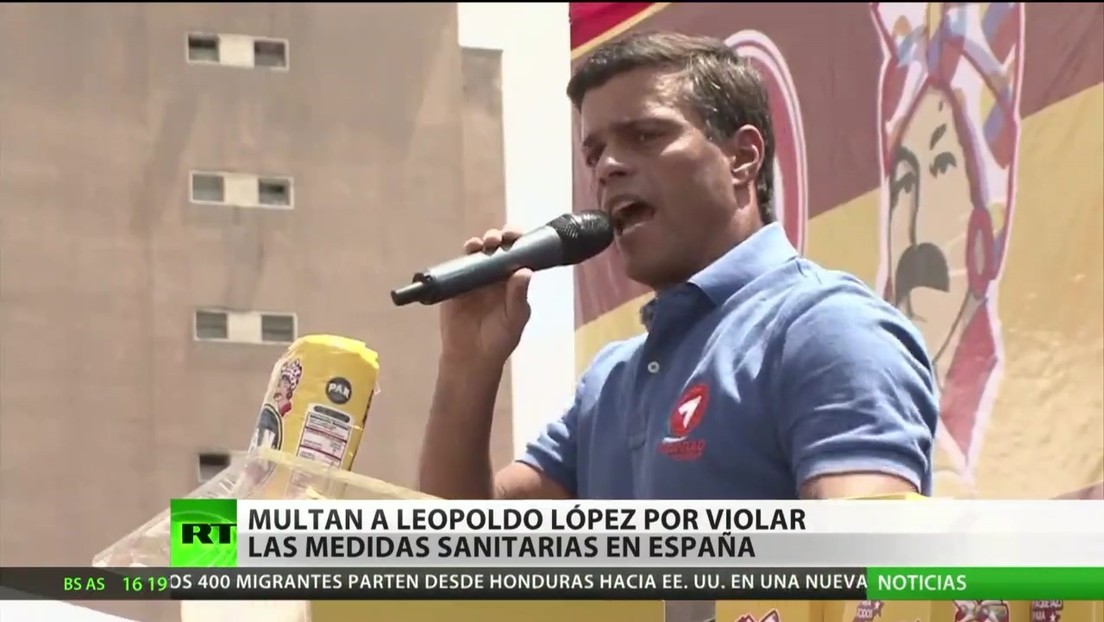 Multan al opositor venezolano Leopoldo López por violar las medidas sanitarias en España