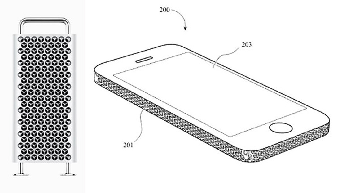 Apple quiere crear un iPhone que parece un rallador de queso