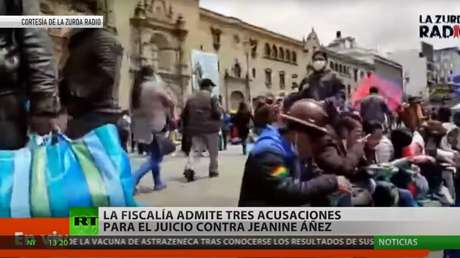 La Fiscalía de Bolivia admite tres acusaciones para el juicio contra Jeanine Áñez