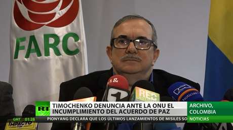 'Timochenko' denuncia ante la ONU el incumplimiento del acuerdo de paz en Colombia