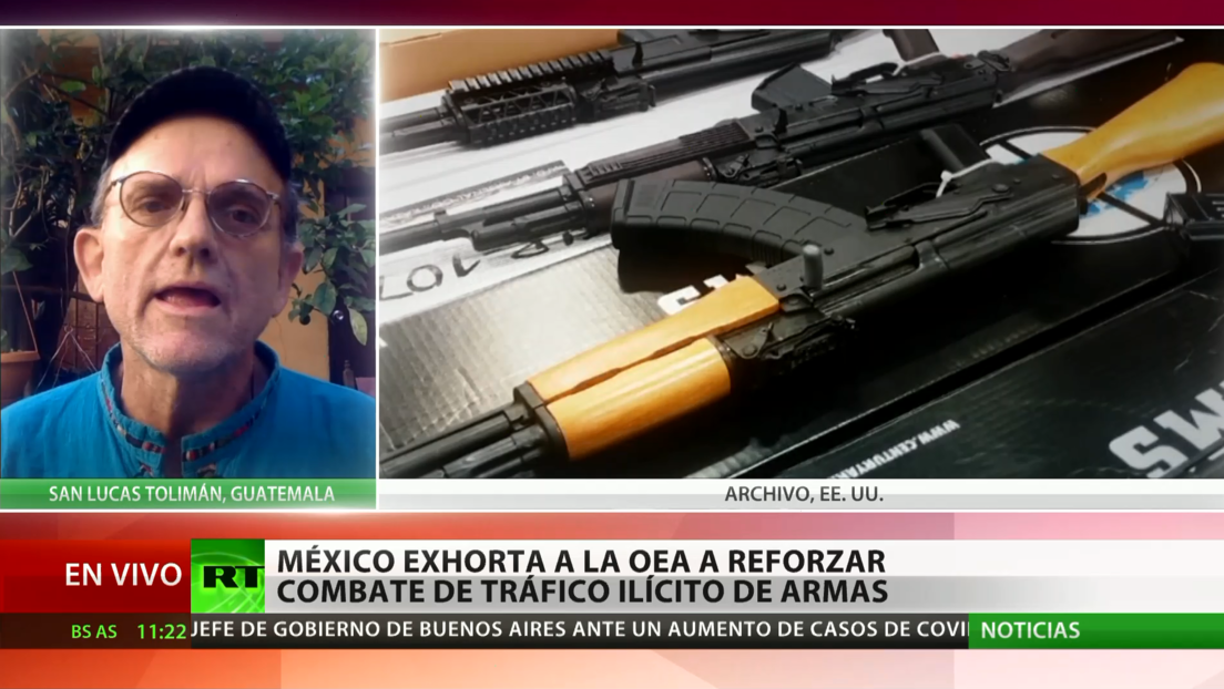 México exhorta a la OEA a reforzar el combate contra el tráfico ilegal de armas