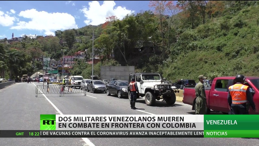 Dos militares venezolanos mueren en combate en la frontera con Colombia