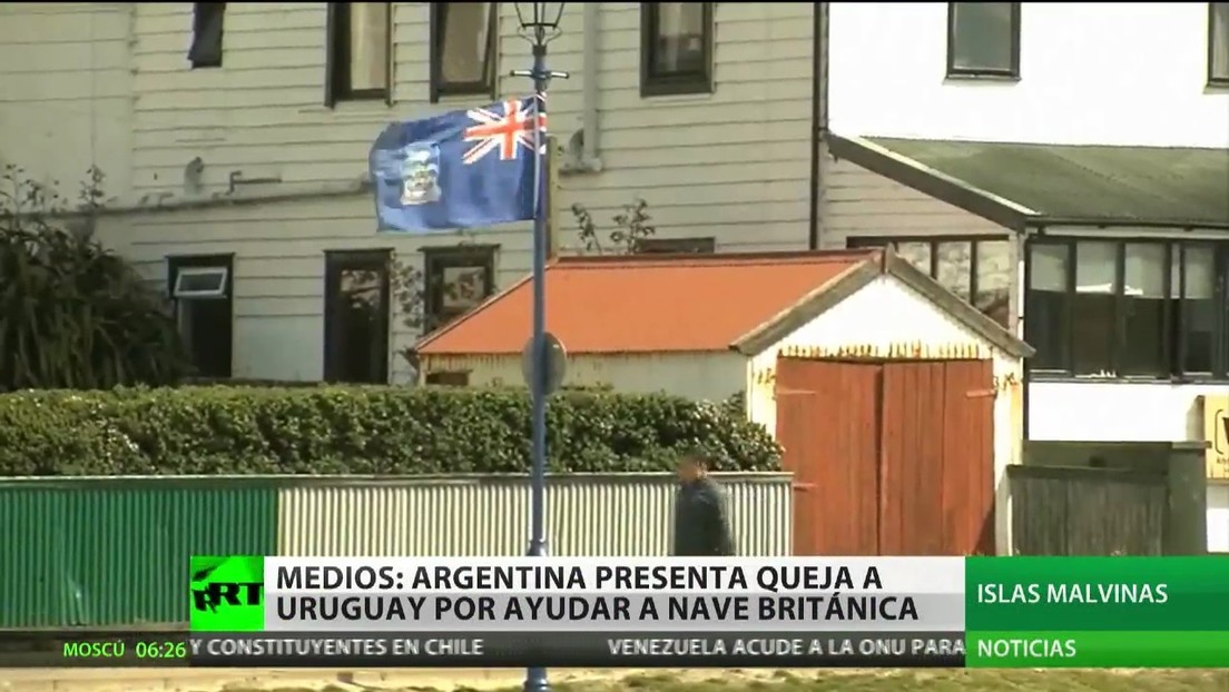 Reportan que Argentina presentó una queja a Uruguay por ayudar a un avión británico