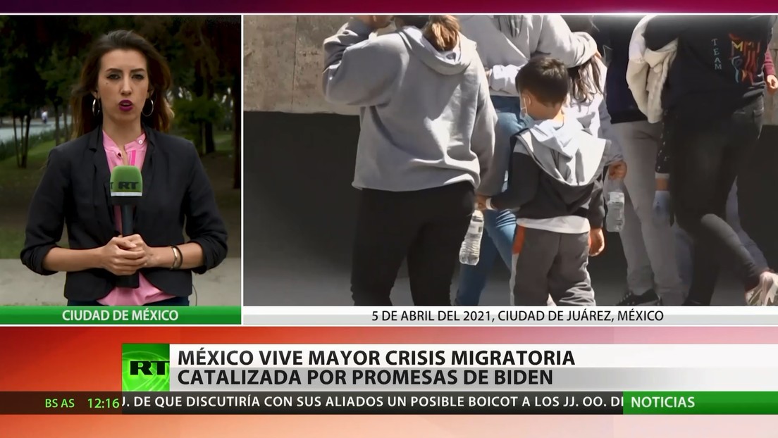 México vive su mayor crisis migratoria, en aumento tras la llegada de Biden al poder