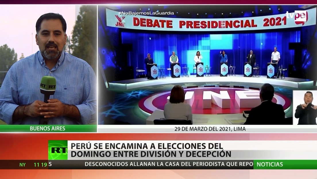 Perú se encamina a las elecciones presidenciales entre la división y la decepción