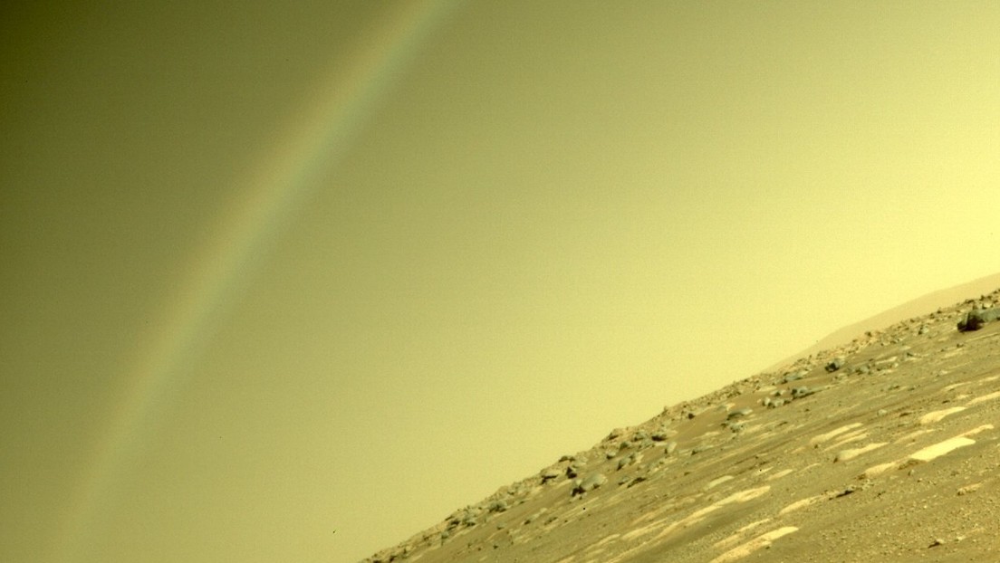 La NASA aclara el origen del inexplicable arcoíris captado por la misión Perseverance en Marte