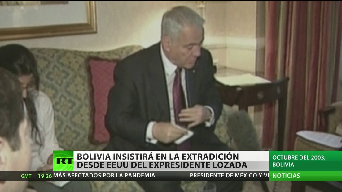 Bolivia insistirá en la extradición desde EE.UU. del expresidente Gonzalo Sánchez de Lozada