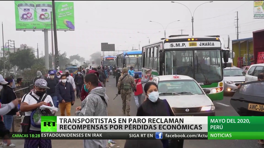 Perú: Transportistas en paro reclaman compensación por pérdidas económicas