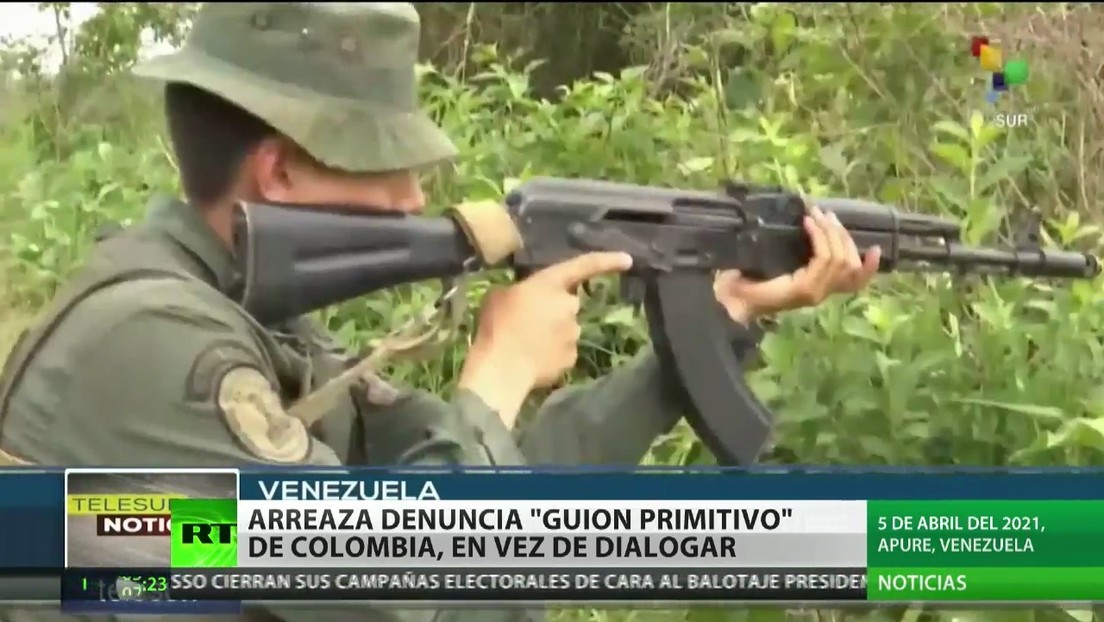 Arreaza denuncia a Colombia por su "guion primitivo" en vez de dialogar