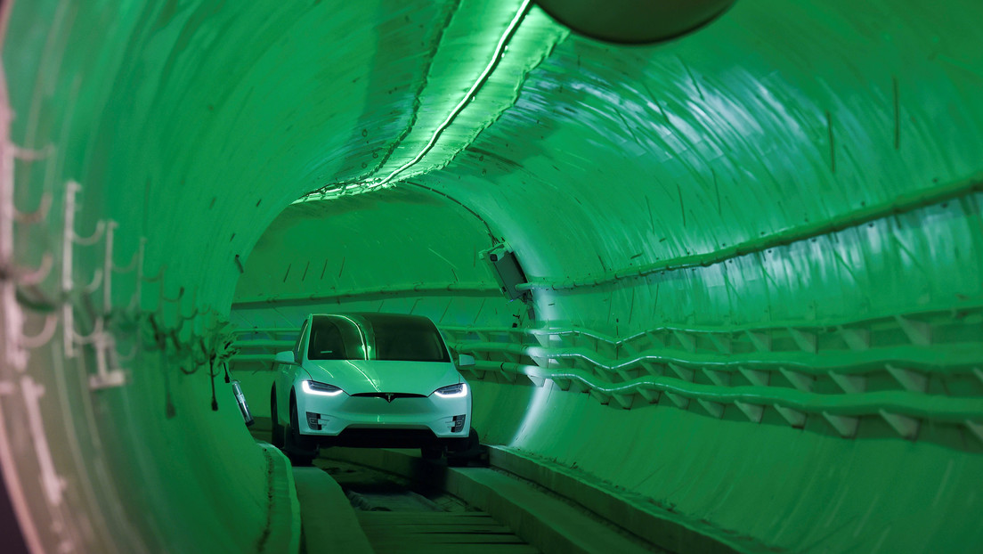 Teslas viajando a 50 km/h en un túnel: el primer vistazo al sistema de transporte subterráneo de Elon Musk en Las Vegas (VIDEOS)