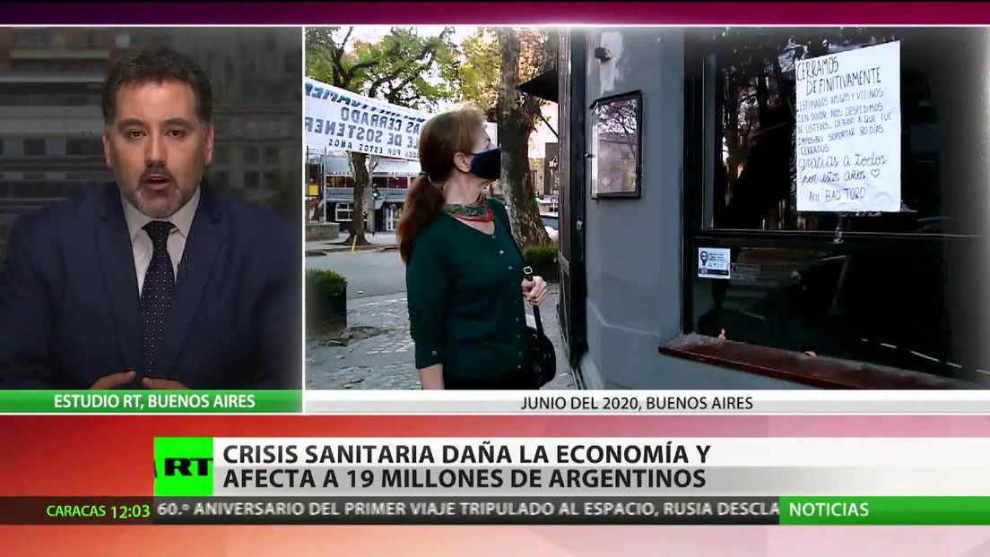 La crisis sanitaria daña la economía y afecta a 19 millones de argentinos